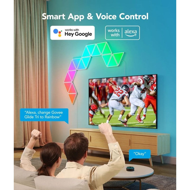 Govee Glide Tri-angle Light Panels 10PCS - H6067 Govee Glide Tri-angle Light Panels 10PCS - H6067